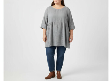 bluzki body plus size: Tunika damska, rozmiar 5XL