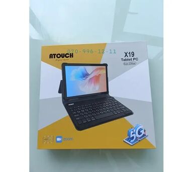 Digər planşetlər: Planşet atouch x19 life bluetooth klaviaturalı tablet pc ram: 8gb; — 7