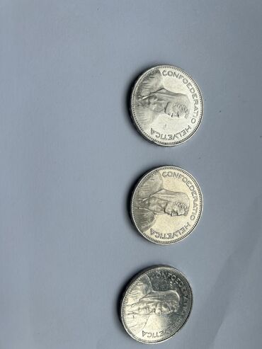 Монеты: Продаю монеты Для Коллекционеров Монеты Швейцарии 5 Франков Разные