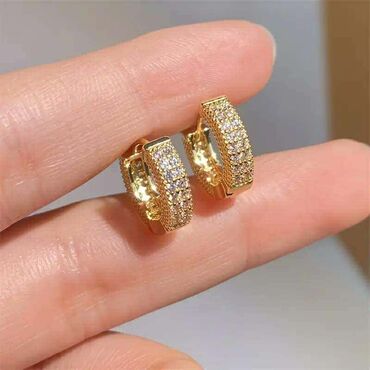 Minđuše: Minđuše – elegantne alke sa cirkonima - Dizajn: više modela finih — 5