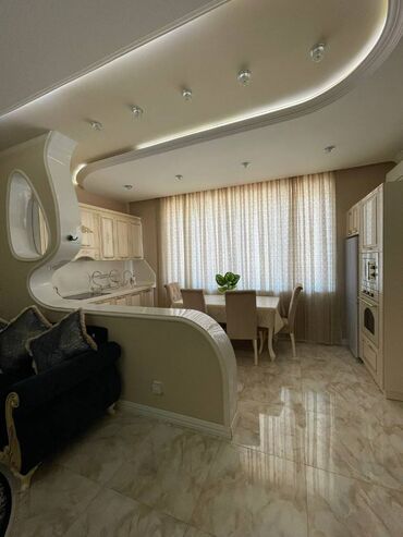 Uzunmüddətli kirayə mənzillər: Mənzil kirayə verilir. 17.10 mərtəbə 155 kv 4 otaq. Menzil seherin tam — 13