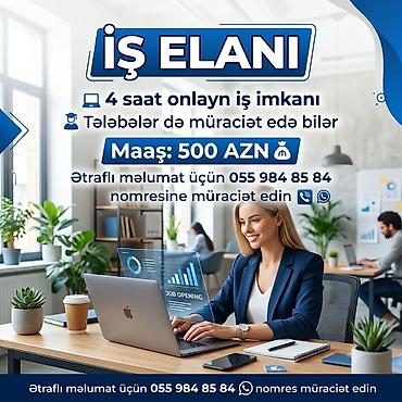 iş elanı bakı: SMM menecer tələb olunur, İstənilən yaş, Təcrübəsiz — 1