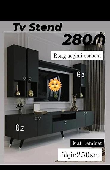 Sifarişlə mebel: TV stend 
reng secimleri var — 1