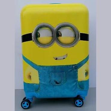 Rančevi, torbe i koferi: Dečji kofer na točkiće – Minions dizajn - Tvrda školjka sa sjajnom — 5