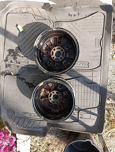 subaru outback диски: Два литых диска 15" - Материал: легкосплавные (литые) - Диаметр: 15" — 5