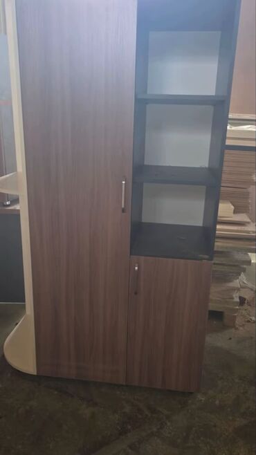 Sifarişlə ofis dəst mebeli: Mebel istehsalı və quraşdırma xidməti - Ofis masaları: İki rəngli — 6