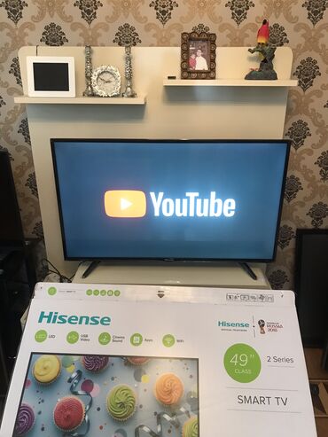 televizor hisense: 128 sm genis ekran Smart Wi-Fili 2023 son model Almaniya brendi