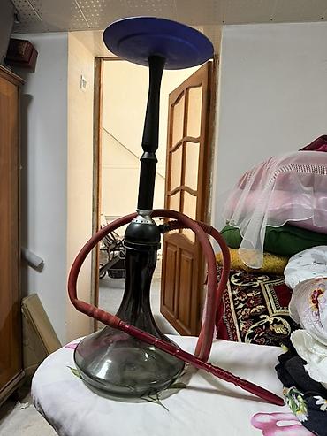 Şişə nargilə seti - Klassik dizaynlı böyük şüşə kolba: tünd tüstü lalafo.az -da Şişə nargilə seti - Klassik dizaynlı böyük şüşə kolba: tünd tüstü