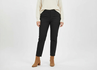 spodnie lidl damskie: Material trousers for women, size XL
