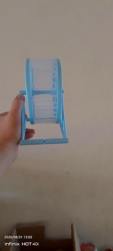 Heyvanlar üçün mallar: Hamster qaçış təkəri – sakit, dayanıqlı və yüngül - Material: möhkəm — 1