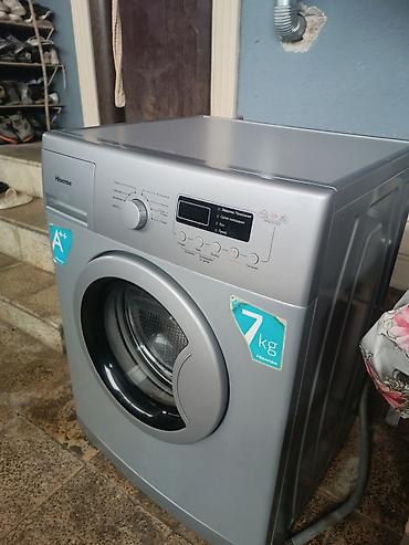 hisense wfea 6010: Paltaryuyan maşın Hisense, 7 kq, İşlənmiş, Avtomat, Qurutma var — 2