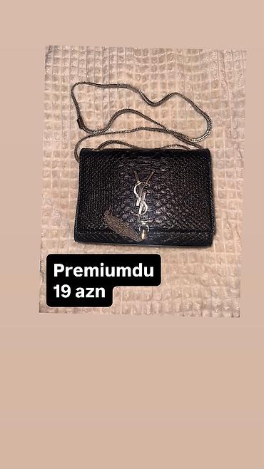 kral sep: Çanta kolleksiyası 1) Qəhvəyi LB mini çiyin çantası - Material: süni — 8