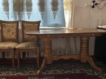деревянный обеденный стол раздвижной: Кухонный стол, Овальная, Раскладной