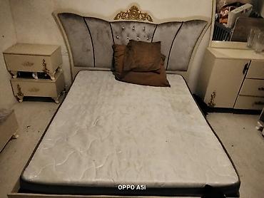 mini tumba: Yataq dəsti satılır qiyməti 450 manat dəstə daxildi dolab taxt — 6