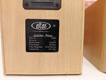 Zvučnici i stereo sistemi: Očuvani zvučnici marke Eltax Jupiter 2.1 Komplet : dva zvučnika + — 9