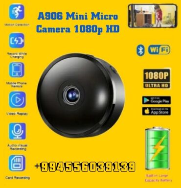 Videomüşahidə: Mini Casus Kamera Full HD 1080p mini casus kamera gecə versiyası — 8