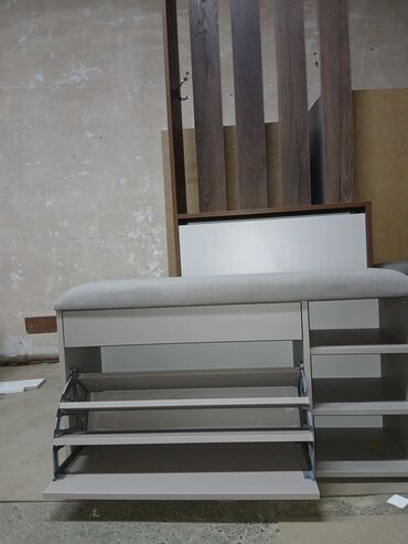 Гарнитуры для прихожей: Гарнитур для прихожей, Вешалка, ДСП, цвет - Белый — 8