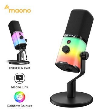 стойки для микрофона: Микрофон Maono PD100X RGB Maono PD100X RGB – это не просто микрофон