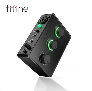 стралная машына: Fifine Sc1 - внешняя звуковая карта, новая, за подробностями пишите