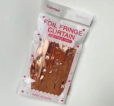 пленка фото: Фольгированная занавеска с бахромой для декора праздников — Foil — 2