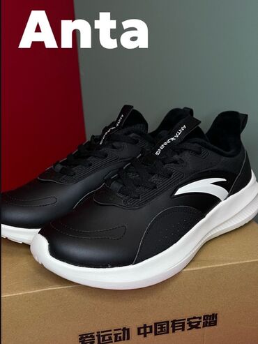 удобный обувь: Эркектердин кроссовкасы, 40.5, Anta, Жаңы, түсү - Кара, Акысыз жеткирүү