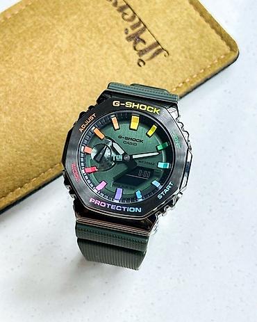 g shock az: Casio G‑SHOCK GA‑2100 seriyası qol saatları - Korpus: səkkizguşəli — 9
