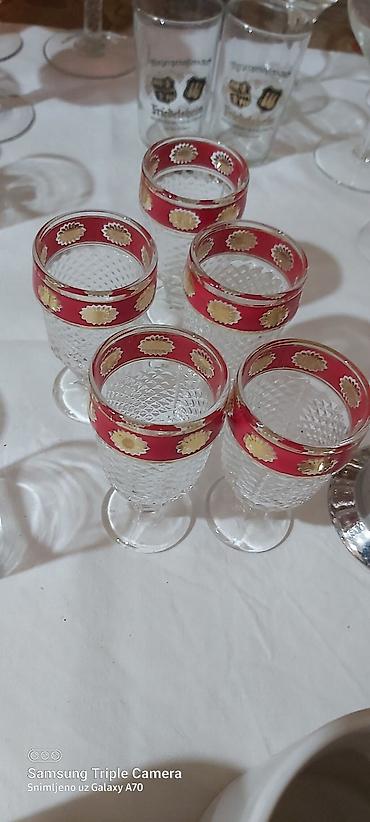 Kompleti posuđa: Stakleni set za posluživanje – dekorativne posude i čaše - Velika — 8