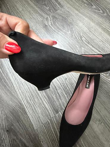 cipele zara: Crne salonke od antilop kože, italijanskog brenda Le Pancaldine — 7