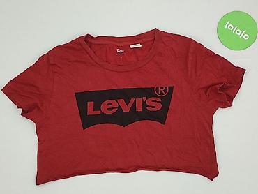 czerwony lech: Levi’s, T-shirt damski, rozmiar S — 2