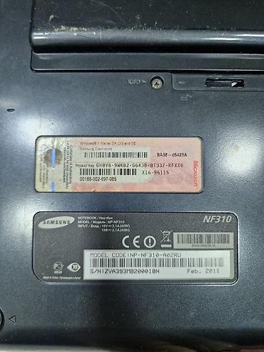 Samsung: Samsung netbuk satılır. İşlək vəziyyətdədir. Şəkillərdə gördüyünüz — 10