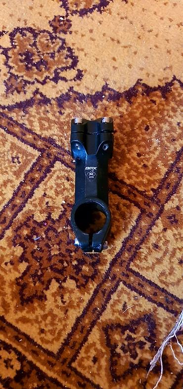 velosiped alan: Velosiped üçün BMX GTR sükan boğazı (stem). Qara rəngli, metal — 3