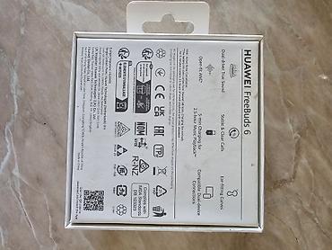 Qulaqcıqlar: Huawei FreeBuds 6 simsiz qulaqlıq Xüsusiyyətlər: - HUAWEI SOUND səs — 3
