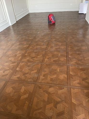 Premium parket döşəmə – klassik fransız/italyan “parquetry” naxışlı