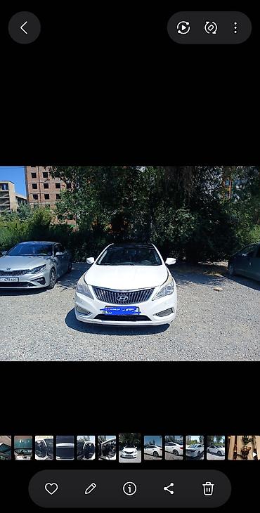грандеуо: Hyundai Grandeur: 2013 г., 3 л, Автомат, Газ, Седан — 4