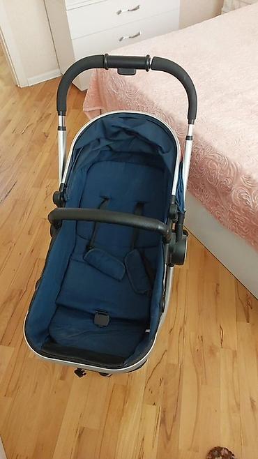 Uşaq arabaları: Təkərli, mavi rəngli "ForBaby" markalı uşaq arabası. Yüngül və — 4