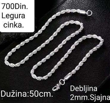 nakit cena: PRELEPA OGRLICA OD LEGURA CINKA — 1
