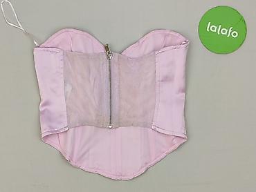 czarny gorset: Bershka, Top damski, rozmiar L — 4