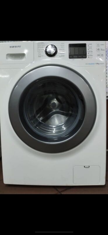 ремонт стиральных машинок: Стиральная машина Samsung, Б/у, Автомат, До 9 кг, Полноразмерная
