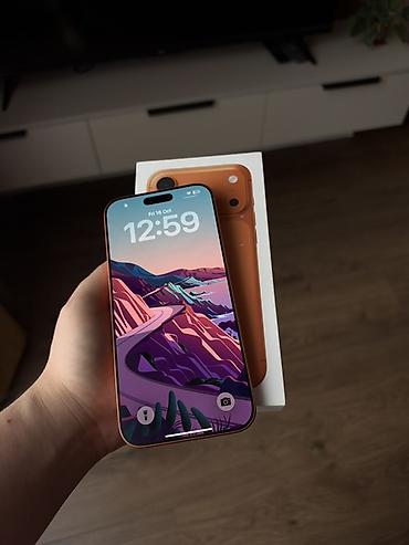iphone 22: IPhone 17 Pro Max, Б/у, 1 ТБ, Оранжевый, Кабель, Коробка, 100 % — 1