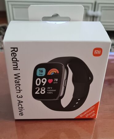 apple watch se 40mm qiymeti: Новый, Смарт часы, Xiaomi, Аnti-lost, цвет - Черный
