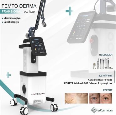 capiqlarin lazerle yox edilmesi: Yeni texnologiyalarla təchiz olunmuş FEMTO DERMA fraksional CO2 lazer