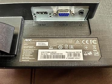 aoc 24b30h: AOC E2270Swhn 21.5" LED monitor Texniki xüsusiyyətlər: - Ekran — 3