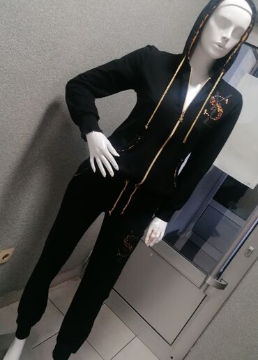 Gornji i donji deo: Yves Saint Laurent, L, Leopard, krokodil, zebra, bоја - Crna — 13