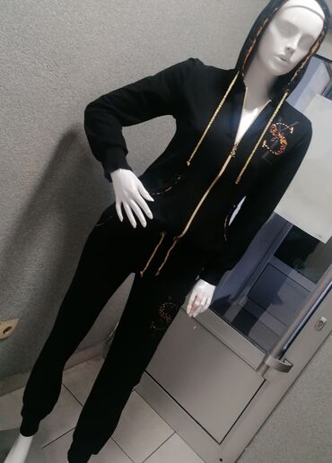 Gornji i donji deo: Yves Saint Laurent, XL, Leopard, krokodil, zebra, bоја - Crna — 2