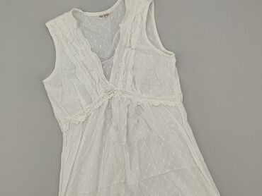 białe bluzki 3 4 rękaw: Women`s dress, S (EU 36)