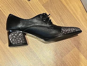 Qadın ayaqqabıları: Təbii dəridən ayaqqabı. Cəmi 1 dəfə geyinilib. Demək olar ki, yenidir! — 3