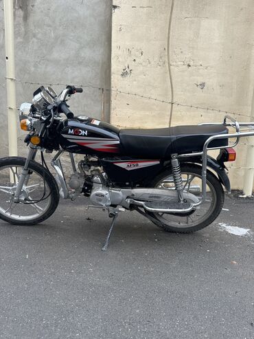 pravasız moped: - MOON AF50, 80 sm3, 2024 il, 15000 km