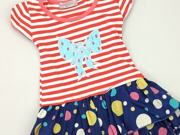 klapki w kaczki: Dress, 3-4 years, 98-104 cm, condition - Good