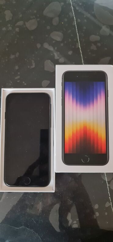 iphone se 2020 barter: IPhone SE 2022, Qara, Barmaq izi
