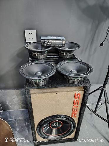 ucuz masin manitoru: Avtoakustika dəsti – subwoofer, midbass dinamiklər, maqnitola və — 1
